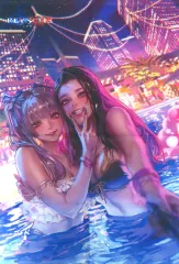 【中古】タペストリー 目黒仁香＆深町最愛 B2タペストリー 「PS5/PS4/Switchソフト REYNATIS/レナティス 数量限定リベレーションBOX」 ビックカメラグループ購入特典