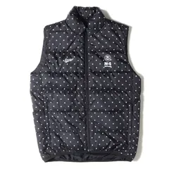 STUSSY ステューシー ダウン ベスト サイズ:M ドット柄 ポリエステル タフタ ダウン ベスト ブラック 黒 アウター ジャケット ブルゾン ストリート ブランドのサムネイル