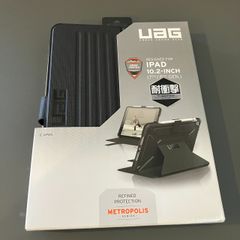 URBAN ARMOR GEAR iPad 10.2"(第7-9世代/2019-2021)用 METROPOLIS(手帳型) 耐衝撃ケース ブラック UAG-IPD7F-BK