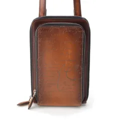 【値下げ中！極美品】BERLUTI ナイロン×レザー ショルダーバッグ 楽天市場】ベルルッティ ショルダーバッグの通販