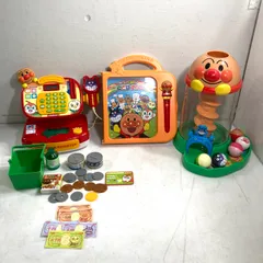 ★お値下げ！  アンパンマン おもちゃ  3点 まとめ商品 レジスター、 くるコロタワー、 ことばずかんDX 動作確認済み 欠品あり 箱なし 3.1kg