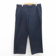 W37/古着 ワーク パンツ メンズ ノースウエスト航空 紺 ネイビー 25aug13 中古 ボトムス ロング