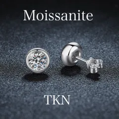 0.5ct ×2個 モアサナイトピアス　【AW2】