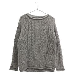 nonnative (ノンネイティブ) 13AW ローゲージ クルーネック ウールニットセーター グレー NN-K2401
