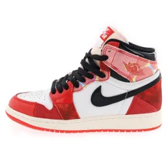 NIKE (ナイキ) AIR JORDAN 1 RETRO HIGH OG SP GS DV1753-601 エアジョーダン1 ハイカットスニーカー レッド/ホワイト レディース US5Y/23.5cm
