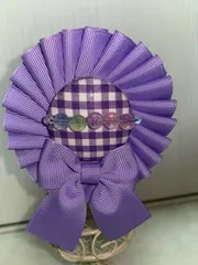 ロゼット【紫･深澤辰哉】リボンver