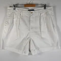 古着 90's/90年代 ポロバイラルフローレン Polo by Ralph Lauren ショートパンツ チノパン ポロチノ 大きいサイズ w38  ホワイト メンズ