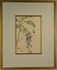 店名宇田荻邨 紅白梅 版画 282/450 ※シート写真追加しました 絵画