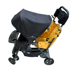 美品✨二人乗り　ジュービー　カーブス　JOOVY　ブラック カブース グラファイト ジュービー(二人乗り/双子用ベビーカー