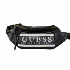 ゲス GUESS ロゴプリント フェイクレザー ボディバッグ メンズ 表記無 