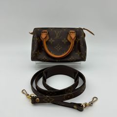 LOUIS VUITTON（ルイヴィトン）モノグラムキャンバス ショルダーバッグ ミニスピーディ ブラウン M41534【中古】