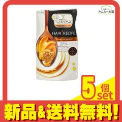 ヘアレシピ ハニーアプリコット エンリッチモイスチャーレシピシャンプー 詰め替え用 330mL 5個セット まとめ売り