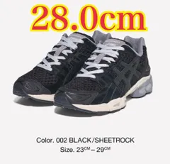ENNOY asics GEL-NIMBUS 9 　BLACK  28.0のサムネイル