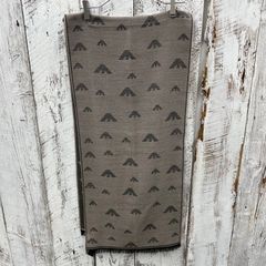EMPORIO ARMANI エンポリオアルマーニ フリンジ付きイーグルロゴストールマフラー