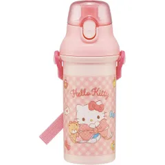 【新品・送料無料】ハローキティ (ビッグリボン) 抗菌 食洗機対応 直飲みワンタッチボトル 水筒 480ml PSB5SANAG