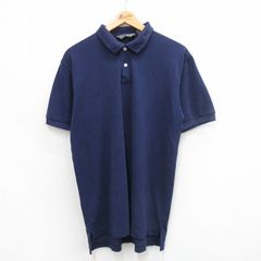 HUGO BOSS ポロシャツ レギュラーフィット XL ネイビー 刺繍ロゴ