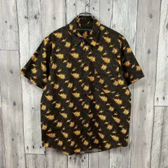 Back Channel バックチャンネル 半袖 総柄 ドレス シャツ Lのサムネイル