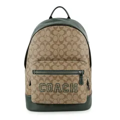 新品 コーチ COACH リュックサック バックパック アマゾングリーン