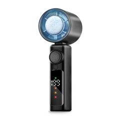 【炎暑対策・2025技術革新・ -25℃瞬間冷却】VORAGA ハンディファン 携帯扇風機 冷却プレート搭載 手持ち扇風機 6000mAh 大容量 長時間駆動可能 強風 静音 LED液晶表示 199段階風量調整 Type-C充電式 ストラップ付属 日本語取扱説