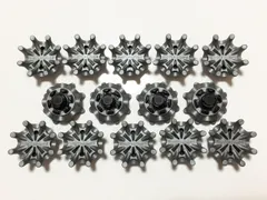 新品 ソフトスパイク鋲 ゴルフシューズ スパイク鋲 14個入 グレー/ブラック FTS ファストツイスト