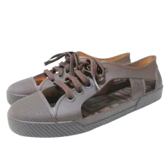 ヴィヴィアンウエストウッド Vivienne Westwood アングロマニア ANGLOMANIA melissa コラボ Brighton Sneakers ブライトン スニーカー ラバー シューズ 靴 オーブ ロゴ ブラウン 茶 24.5cm X