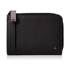 [ランバンコレクション] LEATHER CONBINATION L字ファスナー小銭入れ JLMW9HC1 (ブラック Free Size)