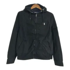 Polo by Ralph Lauren ポロ ラルフローレン フーデッドジャケット ブラック (メンズ M) 中古 古着 T1649