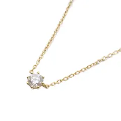 AHKAH アーカー ソルティアラウンド ネックレス K18/ダイヤモンド0.15ct【いおき質店】