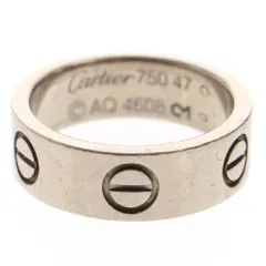 Cartier (カルティエ) K18WG Love ring classic model ラブリング  