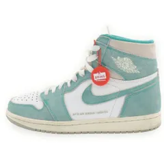 NIKE (ナイキ) AIR JORDAN 1 RETRO HIGH OG TURBO GREEN エアジョーダン1 ターボグリーン ハイカットスニーカー ライトブルー/ホワイト US8/26cm 555088-311