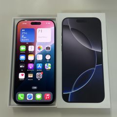SIMフリー iPhone 16 Pro Max 256GB ブラックチタニウム