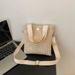 ☆ ベージュ ☆ ミニショルダーバッグ コーデュロイ mminibag25e コーデュロイ ショルダーバッグ ミニ 2way ミニショルダーバッグ ミニショルダーバック ミニショルダー トート 手提げ ショルダー 斜めかけ 肩掛け 縦型 小さい 小さめ