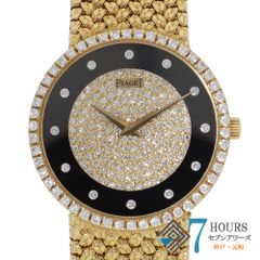 128088 PIAGET ピアジェ 9066D2 パヴェダイヤ/オニキス イエローゴールド 手巻き 当店オリジナルボックス