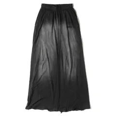 VETEMENTS ヴェトモン パンツ サイズ:S 23SS ウォッシュド ダメージ 加工 オーバーサイズ ロング ダブル ジャージー ワイド トラック パンツ オーバー ガーメント ダイ  ウォッシュドブラック 黒 ボトムス ズボンのサムネイル
