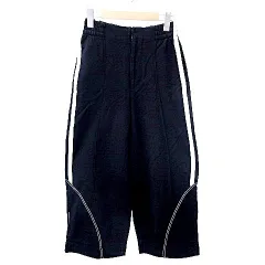 ワイスリー Y-3 19SS スリーストライプ ワイド トラックパンツ DY7142 ヨウジヤマモト スウェット イージー XS 黒 ブラック ■U90のサムネイル
