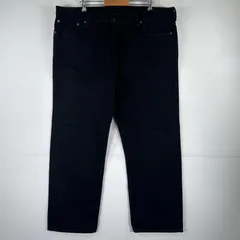 古着 リーバイス Levi's デニムパンツ 505 ジーパン ストレート 大きいサイズ ジップフライ ジーンズ オーバーサイズ w46 L30  ブラック メンズ