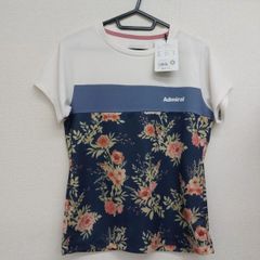 Admiral アドミラル ATLA502 スリットヘムグラフィックTEE NVY