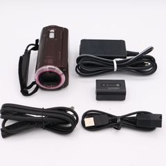 SONY HDビデオカメラ Handycam CX270V ボルドーブラウン HDR-CX270V(T)　#250321_3058722