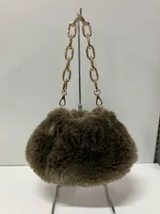 A POINT ETC アポイントイーティーシー フェイクファー バッグ 2400013674928 ハンドバッグ ブラウン