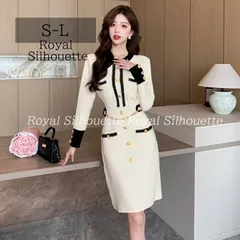 キャバドレス ドレス 白 ホワイト 長袖 タイトスカート ナイトドレス ワンピース 着痩せ ロング丈 S M L オシャレ おしゃれ 上品 エレガント 大人かわいい フォーマル お呼ばれ ミディアムスカート