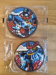 未使用　ガンダムシリーズ クリアラバーコースター～機動戦士Gundam GQuuuuuuX～ オメガ・サイコミュ起動時 2種セット A B 【E3820-001】▶110