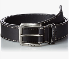 リーバイス Levi's メンズ ステッチレザーベルト 本革 35mm ブラック 15116604 ユニセックス カジュアル ビジネス