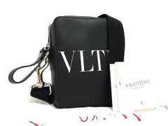 未使用級 ヴァレンティノガラヴァーニ ボディバッグ VLTN レザー 黒