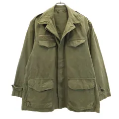 FRENCH ARMY フランス軍 60s 後期 コットンツイル ヴィンテージ M-47 フィールドジャケット 26 カーキ ミリタリー メンズ 古着