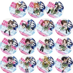 【中古】バッジ・ピンズ 全15種セット 「10th Anniversary ガールズ＆パンツァー博覧会 ～これまでと、これから～ キャラバッジコレクション」