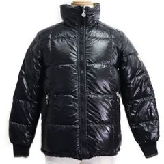 【MONCLER】モンクレール リバージブル ビッグM ナイロン×羽毛 黒/カー