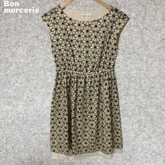 Bon mercerie 花柄 ノースリーブワンピース 36