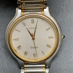 I351不動 SEIKO セイコー Dolce ドルチェ 7741-6050 クオーツ　レディースウォッチ　腕時計ゴールドシルバーコンビネーション　ジャンク