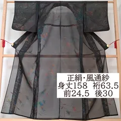 2025年最新】黒の二重紗の着物の人気アイテム - メルカリ