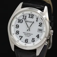 シチズン レグノ H415-S057515 白文字盤 デイト 電波ソーラー メンズ腕時計 NSY 2000000 NSK